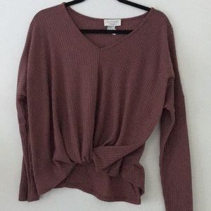 Blush Pink High Low Top